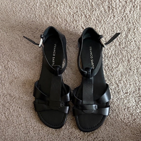 Franco Sarto Shoes - Franco Sarto Black Strappy Sandals New 7.5